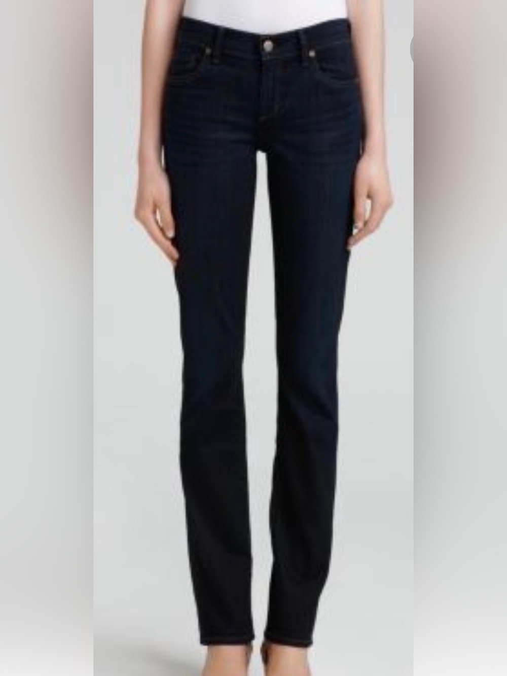 Citizens Of Humanity Straight Leg Jeans in Dark Indigo Wash